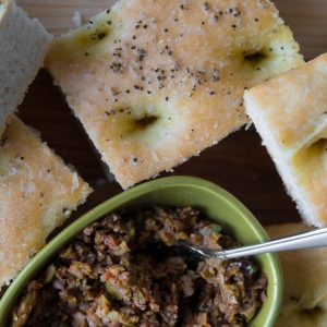 Focaccia and Olive Tapenade