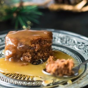 Sticky Tahini Toffee Pudding